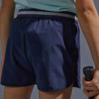 Tennis-Shorts Mädchen TSH500 marineblau