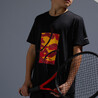 Kids Tennis T-Shirt - TTS100 Camo/Black