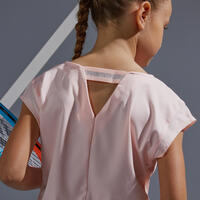 T-shirt de tennis fille - TTS500 rose