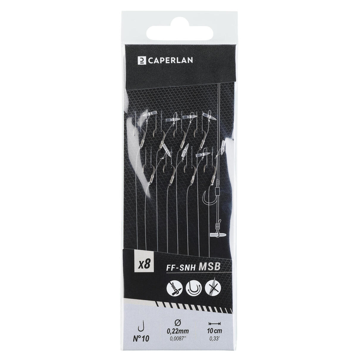 Bas de ligne Method Feeder avec stop appât 
 FF - SNH - MSB