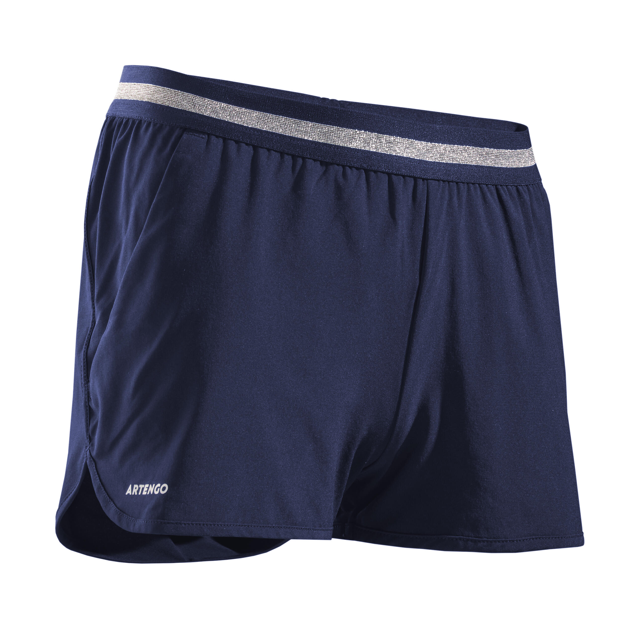 Pantalón corto de tenis Niña Artengo TSH 500 marino 5/5