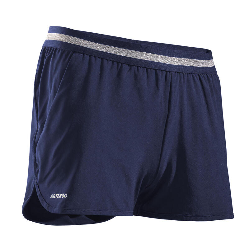 Girls' Tennis Shorts TSH500 - Navy Blue