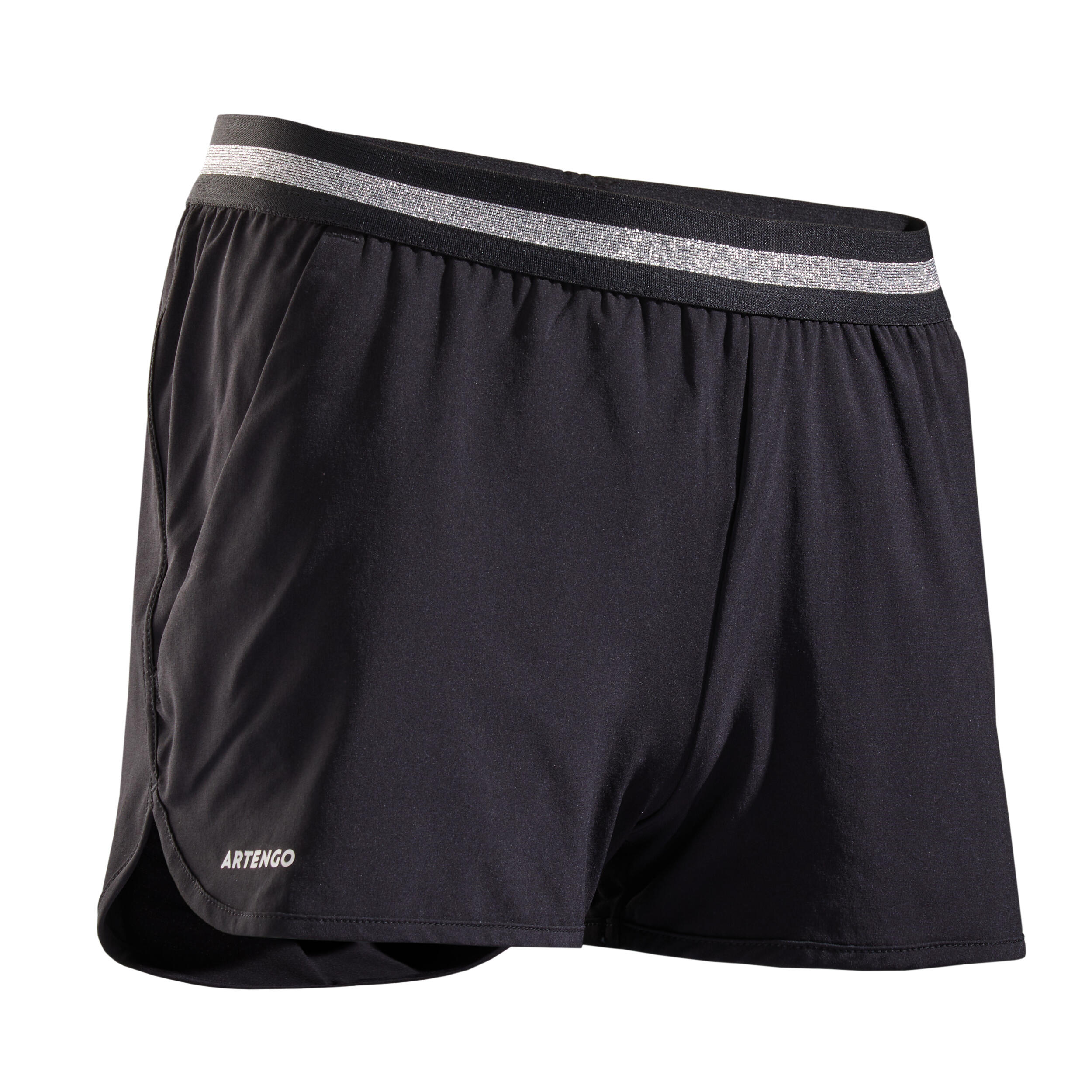 Girls' Tennis Shorts TSH500 - Black 