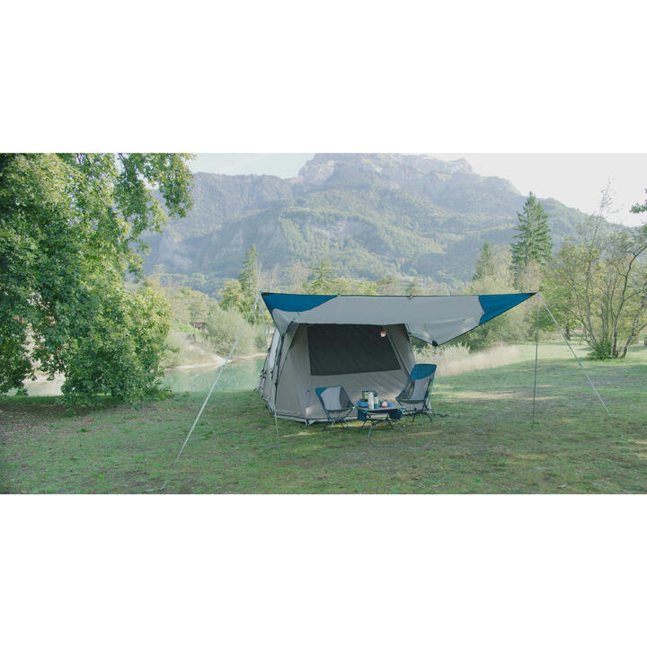 MULTIFUNCTION TARP CAMPING SHELTER FRESH XL QUECHUA Decathlon
