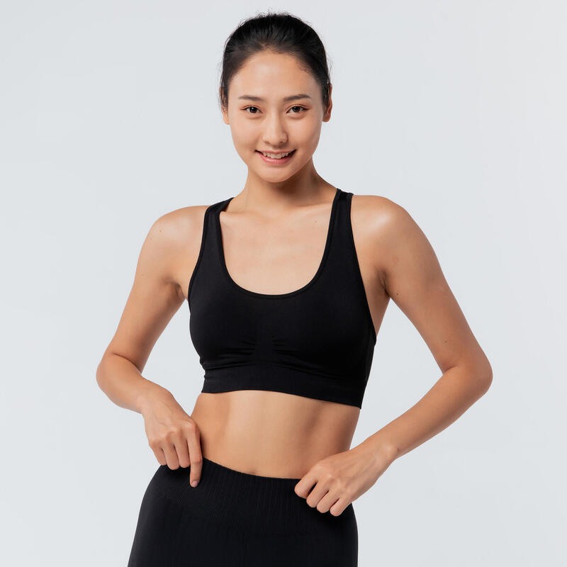 Dynamic Yoga Sports Bra - Black