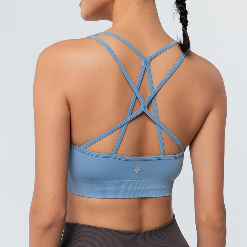 Dynamic Yoga Sports Bra - Grey