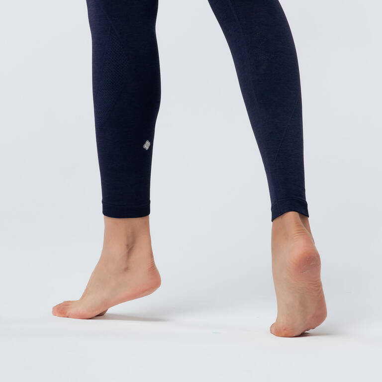 Women's Seamless 7/8 Dynamic Yoga Leggings - Blue