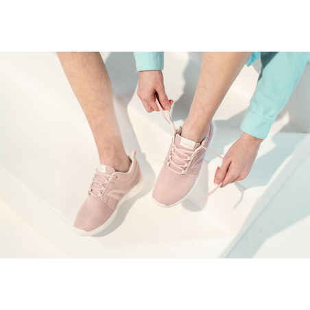 Zapatillas Caminar transpirables mesh Mujer Soft 140 rosa