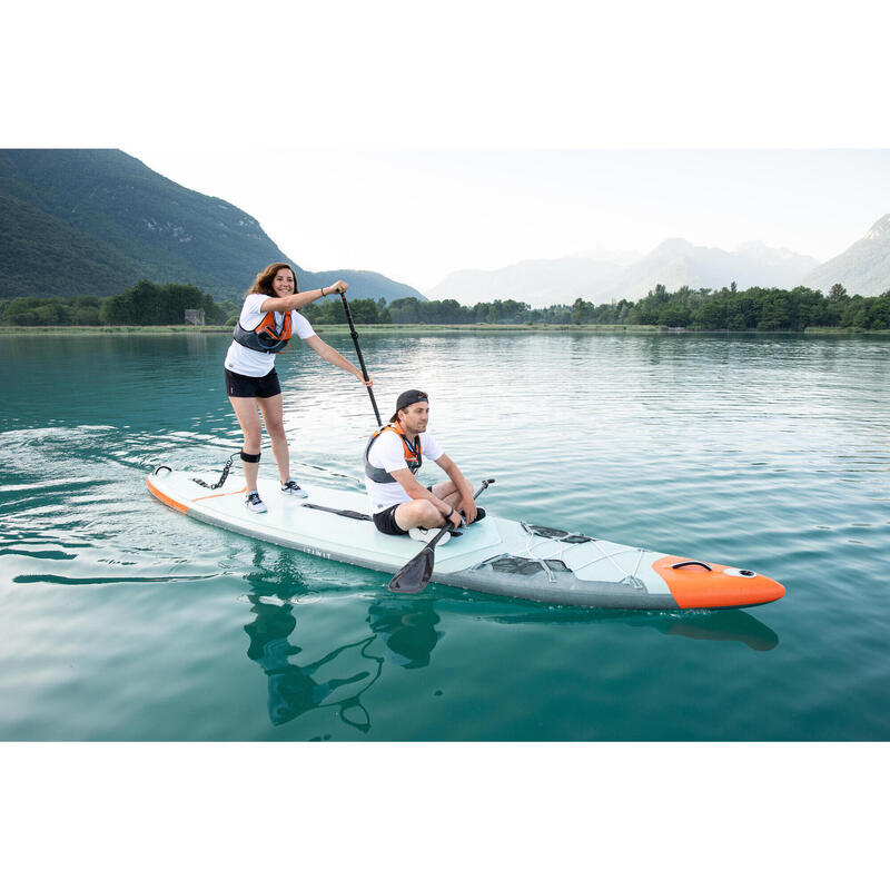 SUP-Board aufblasbar Tandem Dropstitch verstärkt (15' -35"- 6") - grün