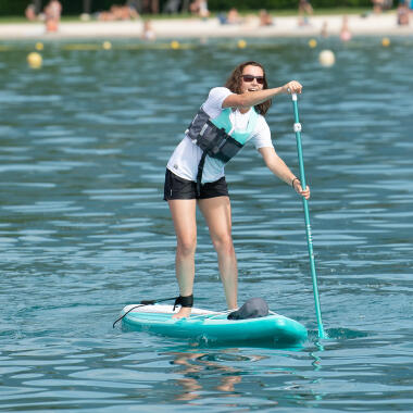Stand-up-Paddle-Debüt