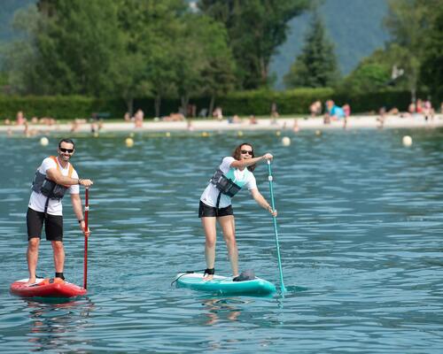 Stand-up-Paddle-Debüt