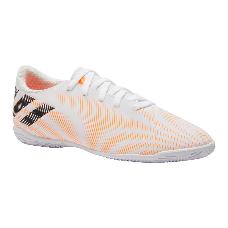 Chaussures de Futsal NEMEZIZ enfant blanc orange EURO 2021