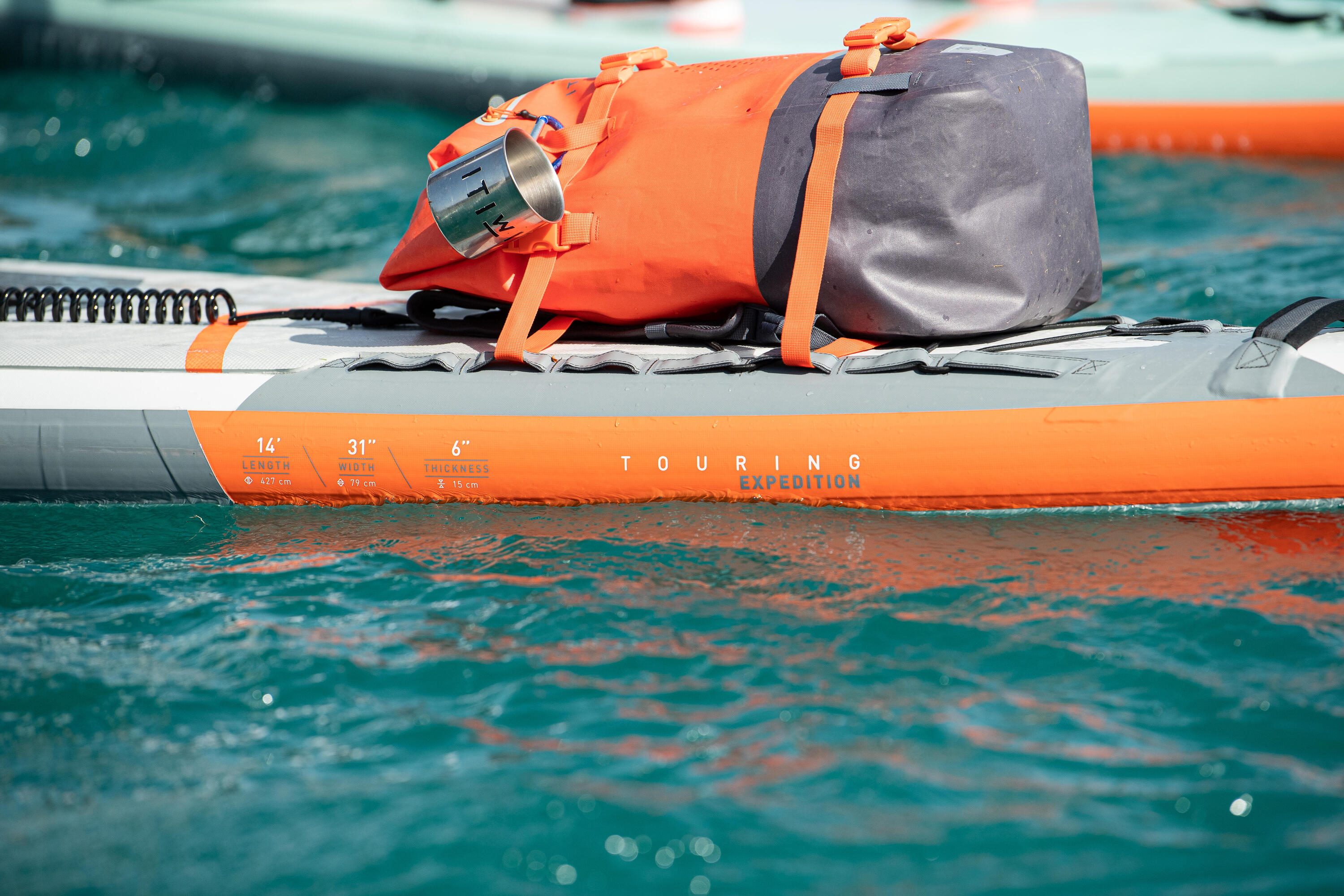 SUP gonfiabile monoposto touring X500 / 13 piedi - 31 pollici verde 19/23