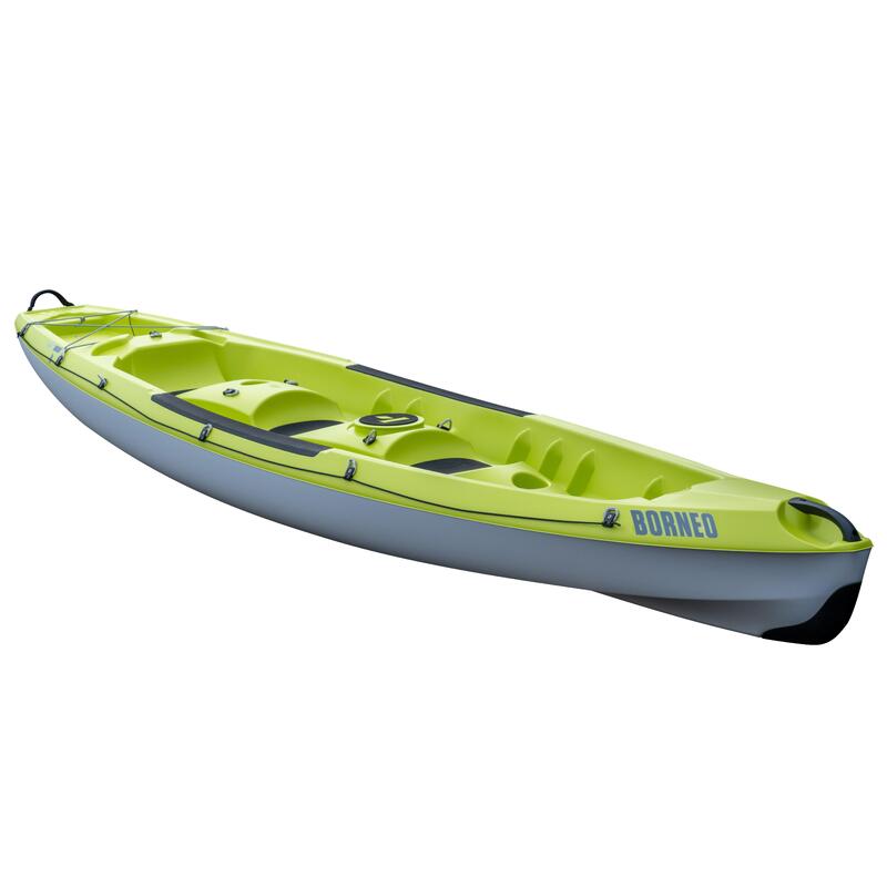 PRODUCTO OCASIÓN: Kayak Canoa Rígido Travesía Borneo Tahe 2 Adultos 1 Niño
