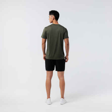 Men's Crew Neck Breathable Essential Fitness T-Shirt - Green