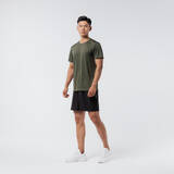 Men's Crew Neck Breathable Essential Fitness T-Shirt - Green