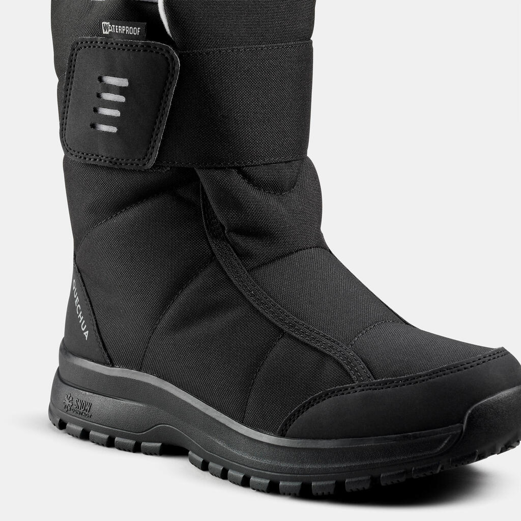 Bottes de neige chaudes imperméables de randonnée - SH100 scratch - femme