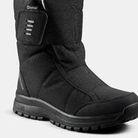 Women's Warm Waterproof Snow Hiking Boots SH100 X-Warm Rip-tab