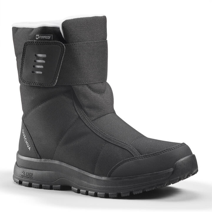 Women's Warm Waterproof Snow Hiking Boots SH100 X-Warm Rip-tab QUECHUA ...