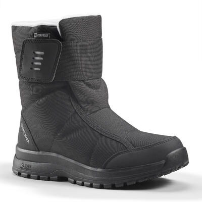 Women's waterproof snow boots - black