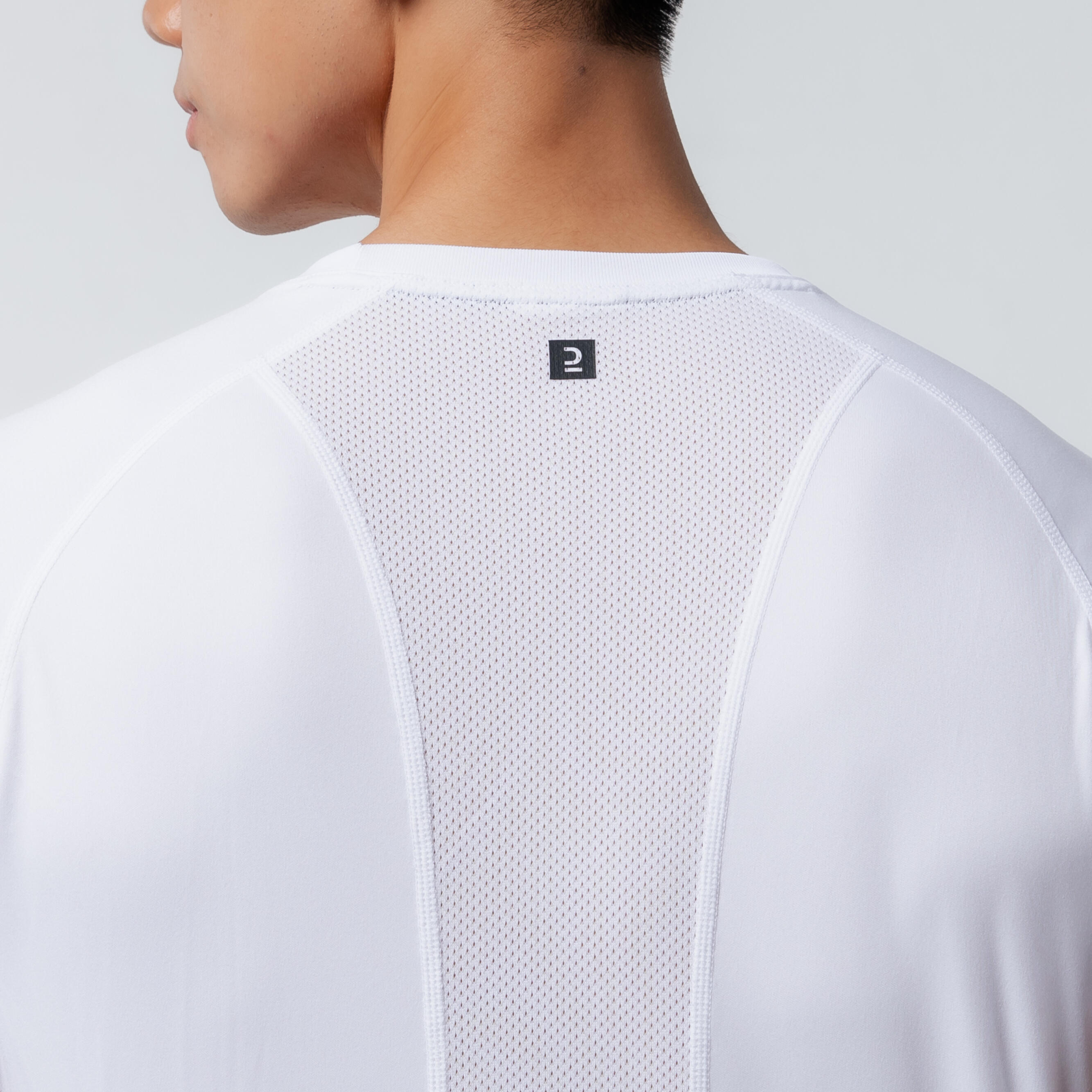Technical Fitness T-Shirt - White Print 9/16