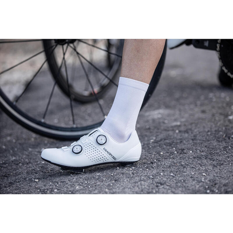 Chaussures de vélo route VAN RYSEL 900 blanches