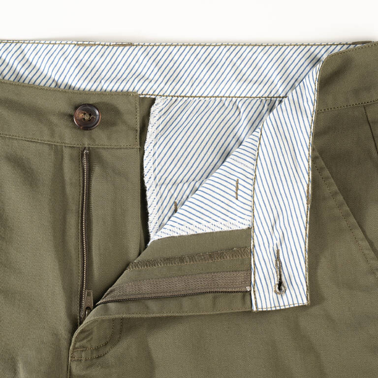 MEN'S GOLF TROUSERS - MW500 KHAKI