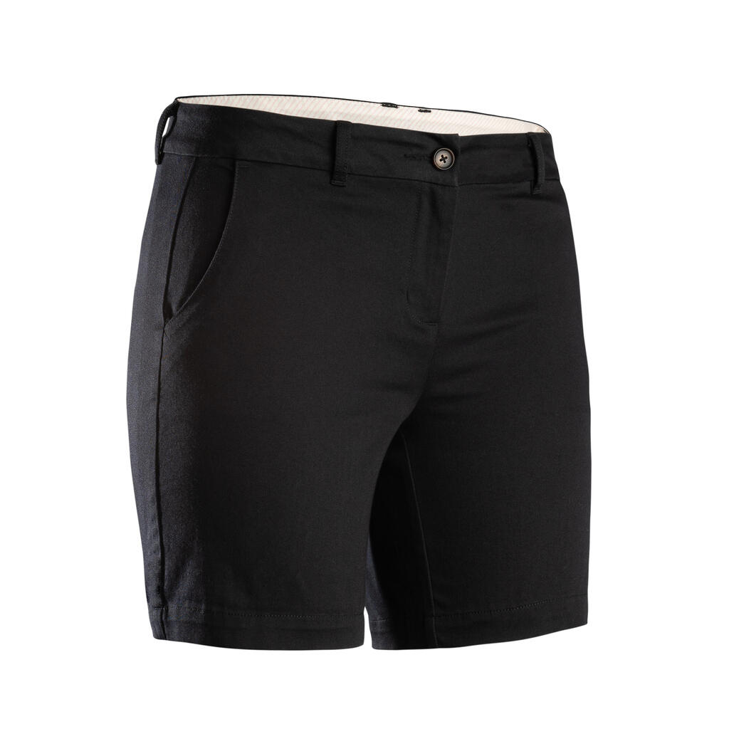 Women's golf shorts MW500 black