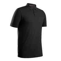 Men's golf short-sleeved polo shirt MW500 black