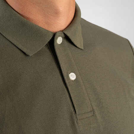 Golf Poloshirt kurzarm MW500 Herren khaki 