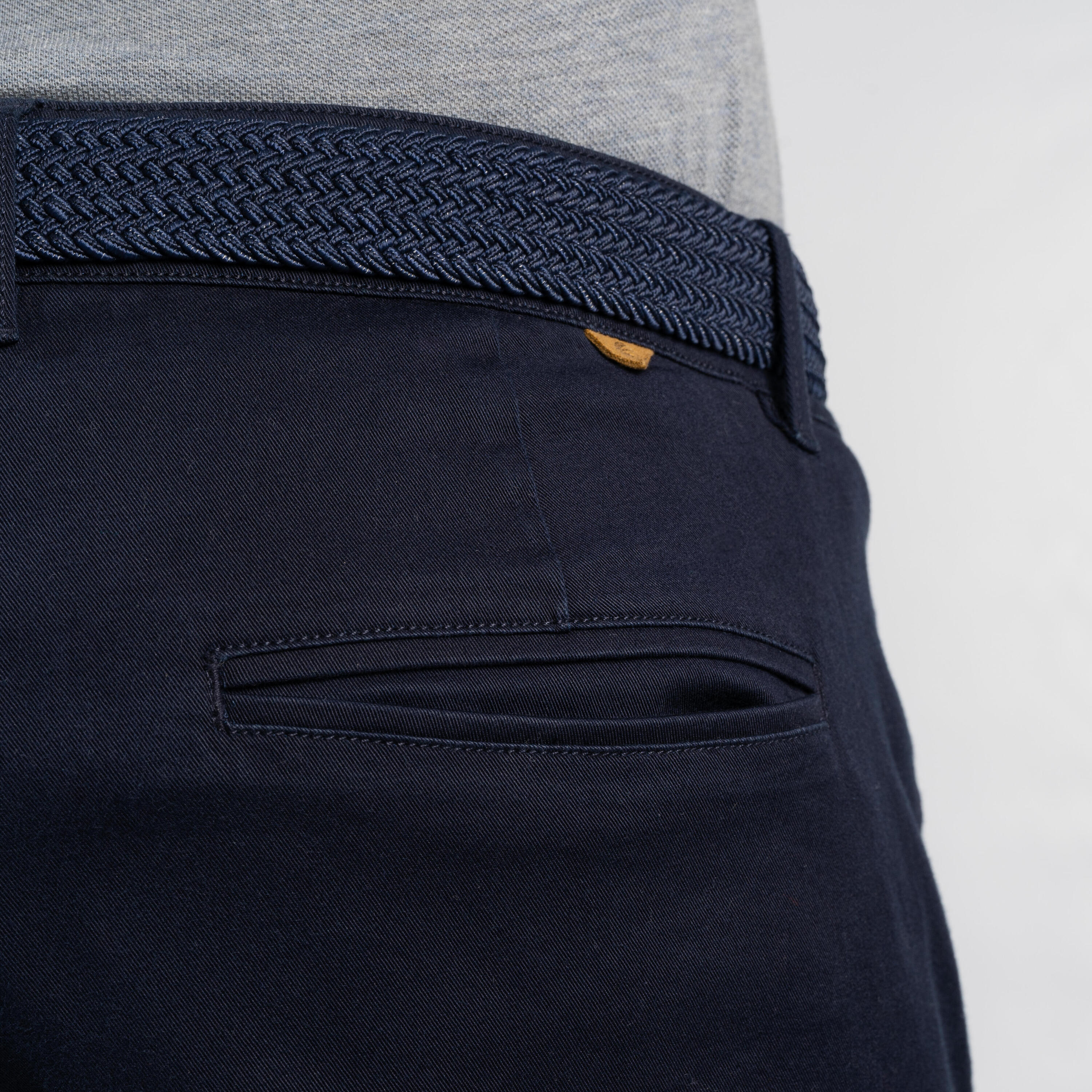 Men's golf trousers - MW500 navy blue 5/6