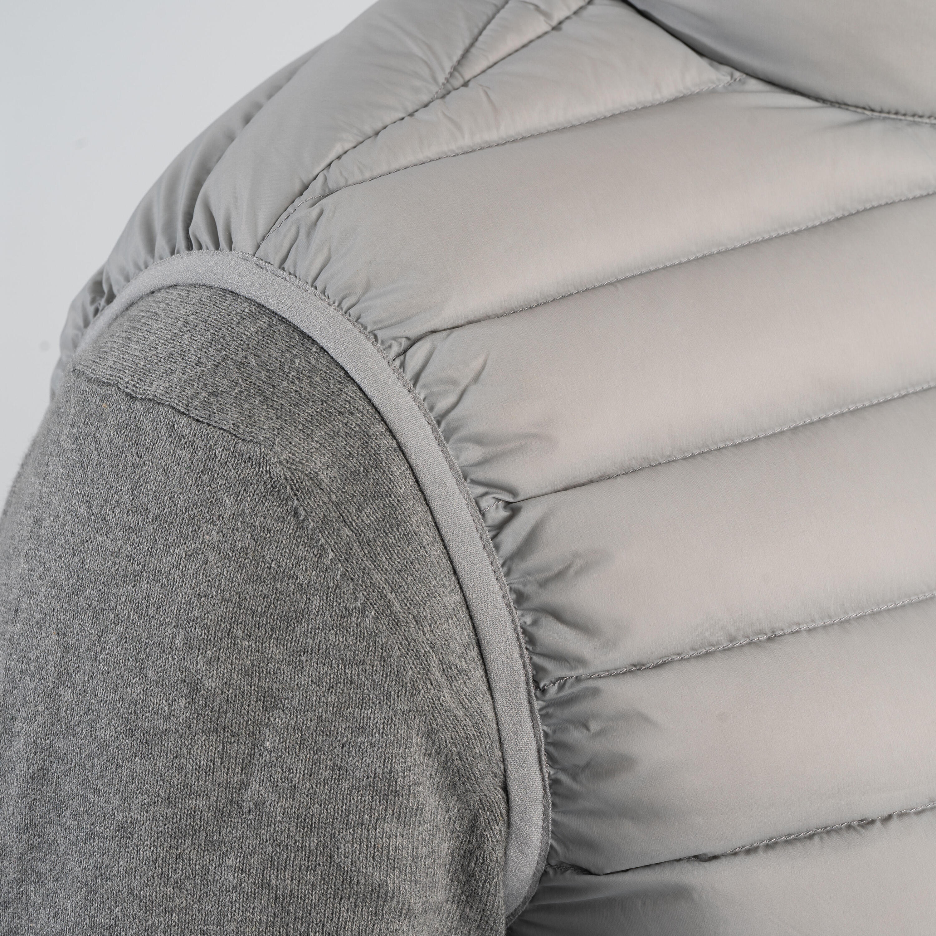 Men's sleeveless down golf jacket - MW500 light grey 4/7