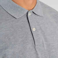 Men's golf short-sleeved polo shirt MW500 mottled grey