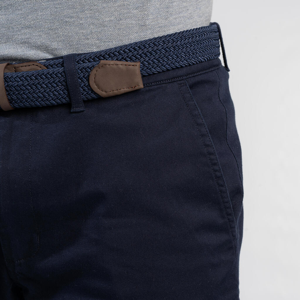 Pantalon chino golf Homme - MW500 pétrole