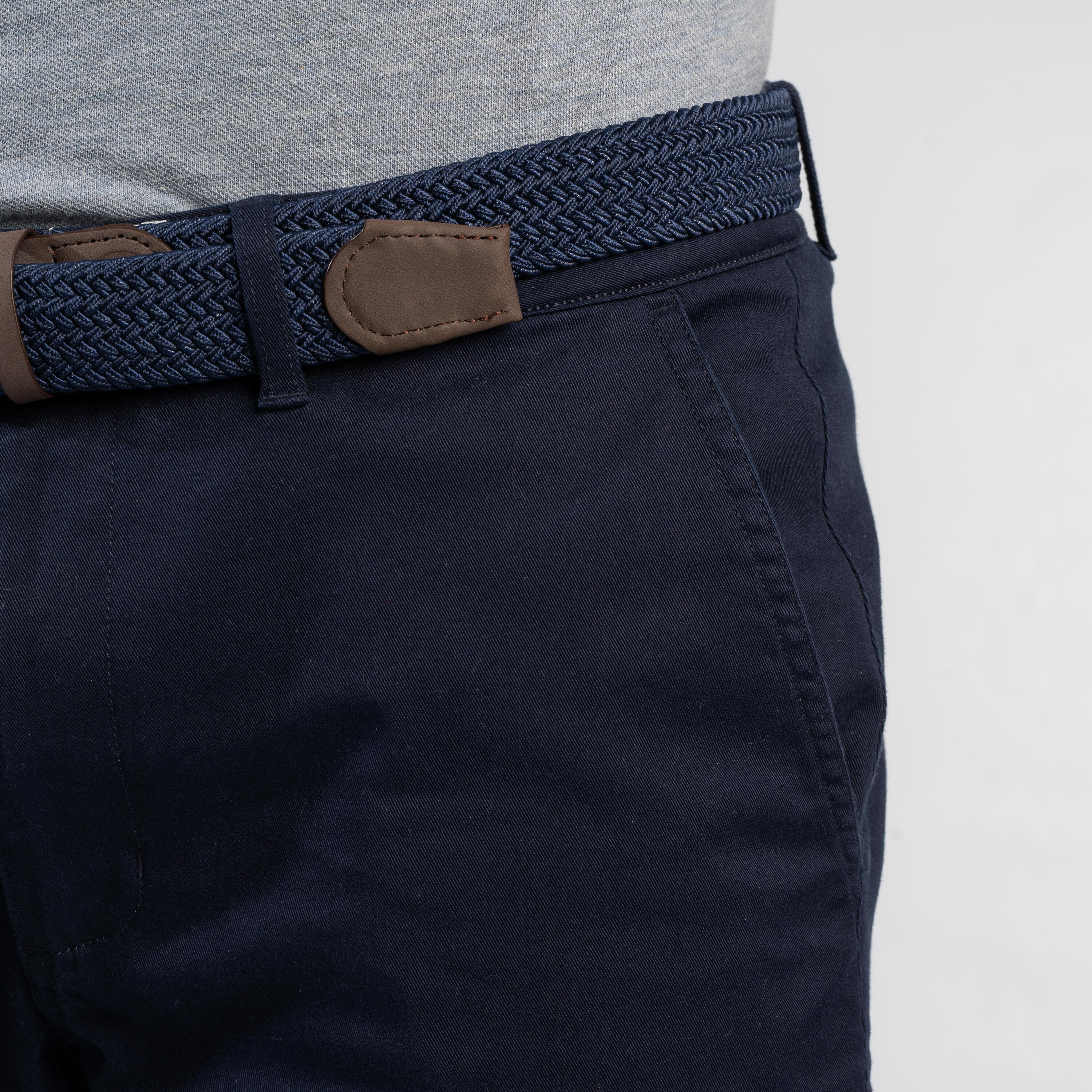 Men's golf trousers - MW500 navy blue 4/6