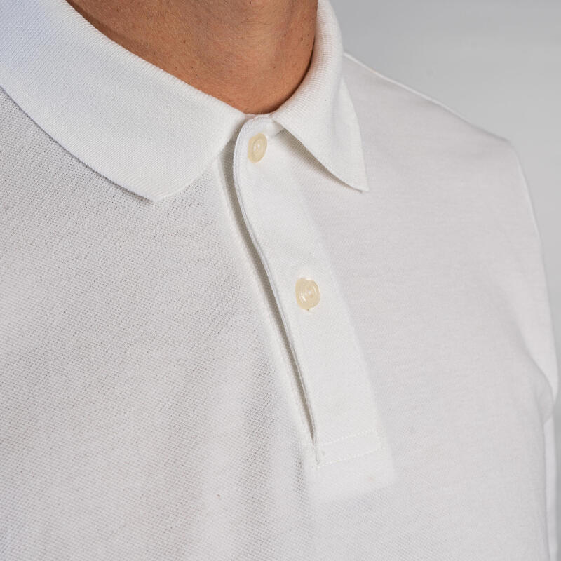 Polo Golf Hombre Blanco Manga Corta