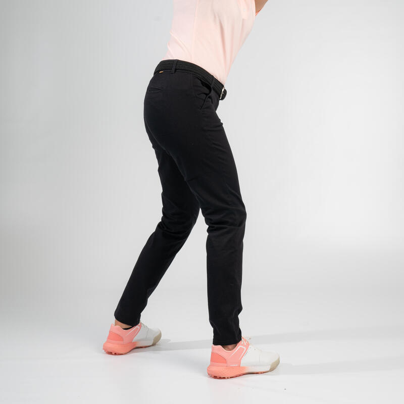 Pantalón golf mujer - MW500 negro