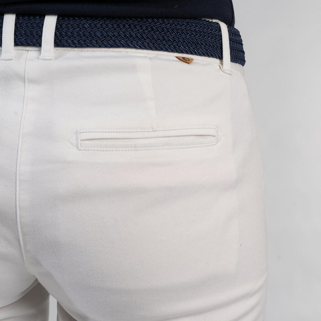 PANTALONE ZA GOLF MW500 ŽENSKE - BELE