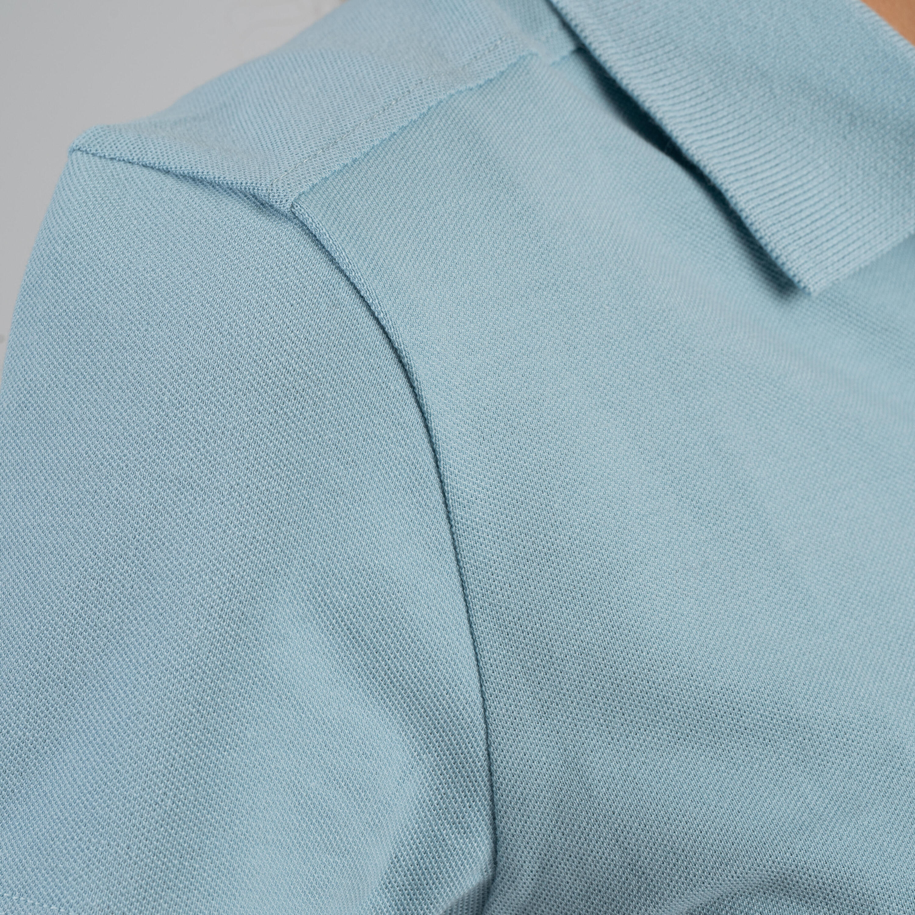 Polo de Golf para Mujer MW500 - Manga Corta - Azul Celeste 5/8
