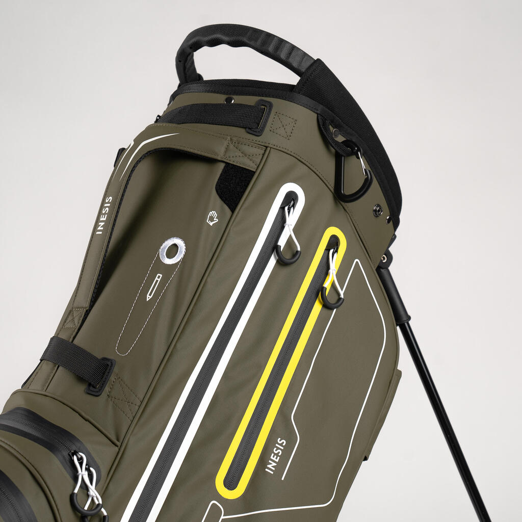 Golf Standbag Light - wasserdicht khaki