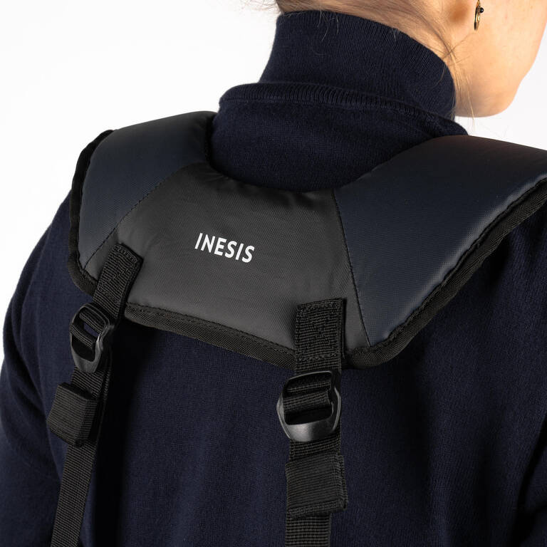 PORTABLE WATERPROOF GOLF BAG - INESIS NAVY BLUE