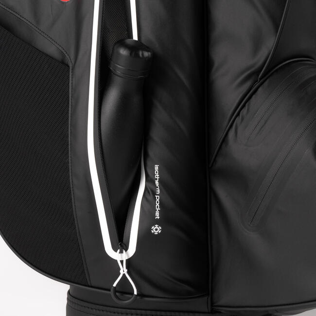 GOLF TROLLEY BAG WATERPROOF INESIS CART BLACK