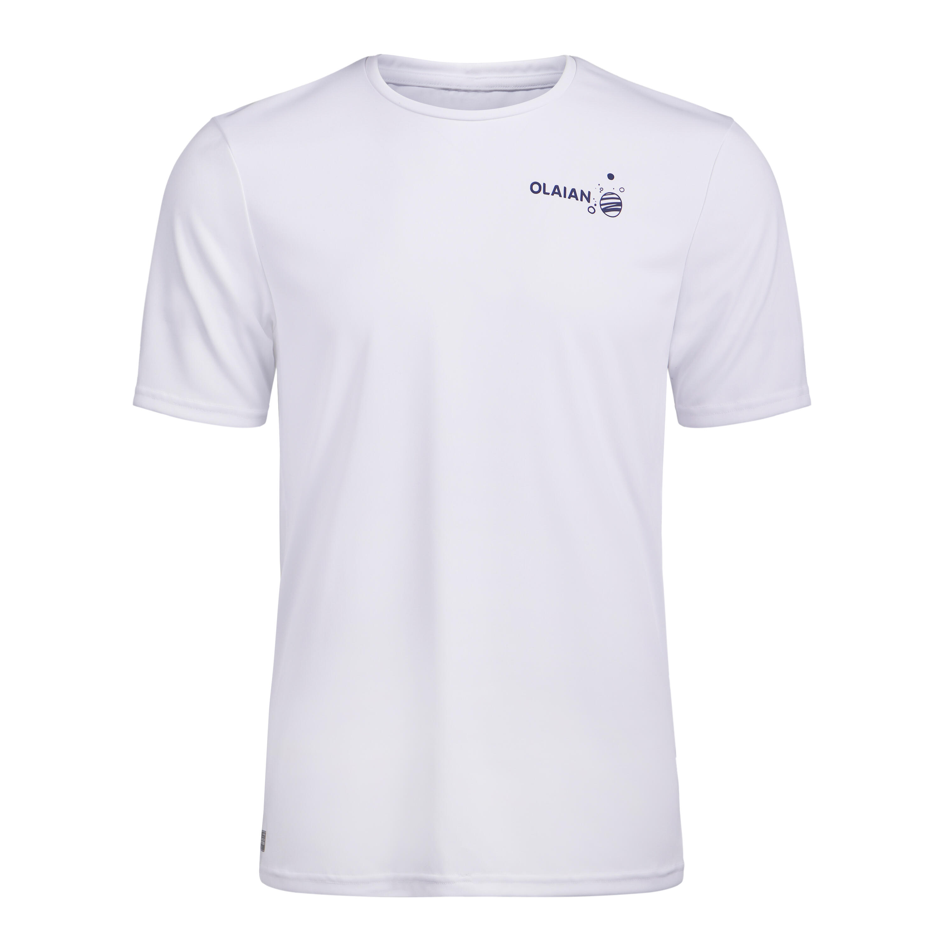 Men’s Short-Sleeved UV Rash Guard - White