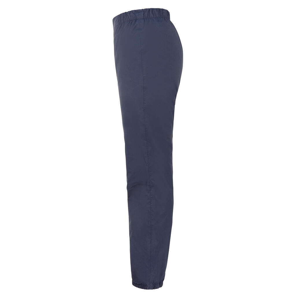 Kids' rain overtrousers Sailing 100 - Navy Blue