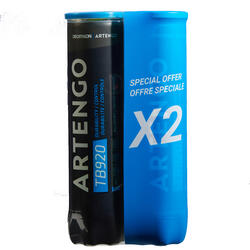 Palline tennis TB920 gialle 2 x4