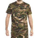 Men Cotton T-Shirt Army Military Camo Print SG-100 - Camo Green/Brown