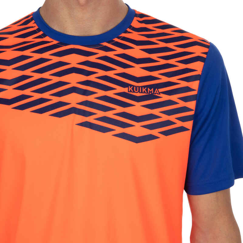 Padel-T-Shirt PTS 500 Herren orange/blau Padel-T-Shirt PTS 500 Herren orange/blau
