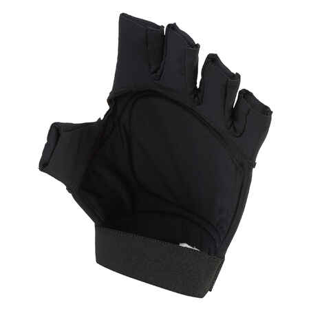 Kids'/Adult Low Intensity 1 Knuckle Field Hockey Glove FH100 - Black