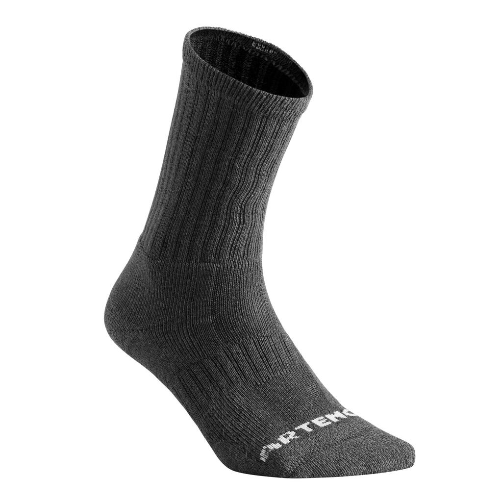 Plave/bele/zelene duboke čarape za tenis RS 500 (3 para)
