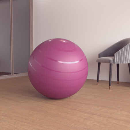 Gymnastická lopta Swiss ball veľkosť 3 bordová 